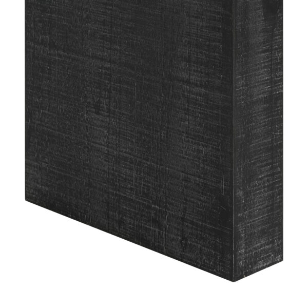 Mirod 52" Wood Console Table with Curved Edge, Natural Texture, Perfect for Entryways and Living Rooms