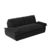 73.2" Queen Pull Out Sofa Bed,3-in-1 Convertible Sleeper Sofa,Multi-Functional Velvet Loveseat Bed,Black(Old Sku:W1885P154641/W1885P214788)