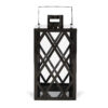 ANTON  14"H STAINLESS STEEL LANTERN