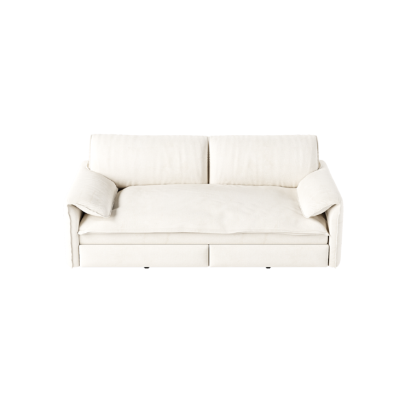 66" Queen Pull Out Sofa Bed, 3-in-1 Convertible Sleeper Sofa with Side Storage,Multi-Functional Velvet Loveseat Bed for Living Room,Bedroom,Apartment,Office.(Old Sku:W1885P154637/W1885P214783)