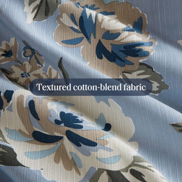 7PCS Queen Vintage Floral Comforter Set