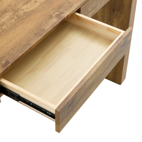 bbd95dc35c7c4ba195885b41ef0c49d4_14e092e0105e706dbc7ee277b3421dda Elegant Natural Wood Grain Bar Table-50 Inches Long, a Practical Choice for Modern Homes.Wood Grain Texture Sticker,Equipped With Two Drawers.Serving As A Bar Table Or A Desk.