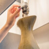 16x10.5x36" Ceramic Table Lamp