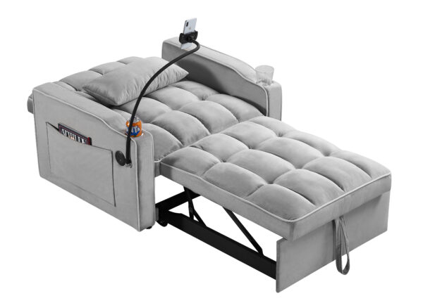 c4c8e2fb057043fdaa1aac5427a929c9_a784c0f9a2937017b666ab2945b5271e Convertible Sleeper Chair Sofa Bed Adjustable Pull Out Sleeper Chair Bed Multi-Pockets Folding Sofa Bed for Living Room Bedroom Small Space,3-in-1 Sofa Bed