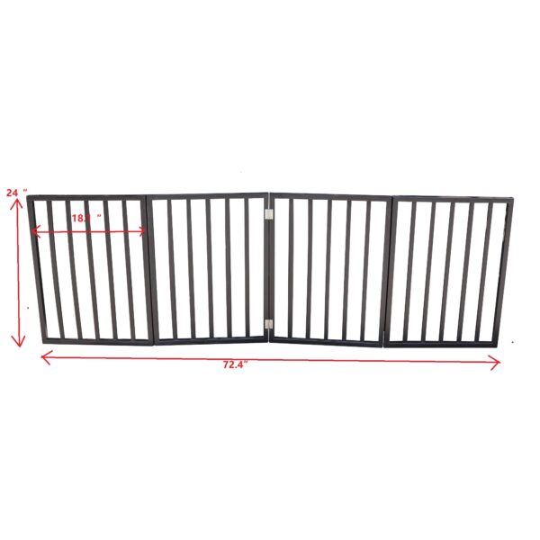 c7dbecd564644efea169e1523ebf429c_20210407_9bc3298caa3d5ce80818092f57068c79 Pet Gate - Dog Gate for Doorways, Stairs or House – Freestanding, Folding, brown, Arc Wooden