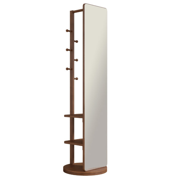 c9d3f4fbcf6b42c3bbb6a05843b0ee3c_12bb239cceb55b4ef4b378eacd85c1e4 Full-length mirror, rubber wood + mirror, 68.8*19.6 inches (mirror width: 15.7 inches) large full-length mirror, easy to dress, organize and place in the bedroom/living room/office/cloakroom (walnut)