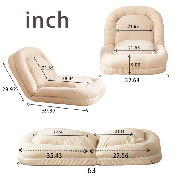 Triple Fold Down Sofa Bed