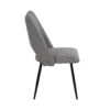 5-Piece Dining Table and Chair Set, Including 4 Grey Chairs and a Retractable Dining Table in White, Suitable For 4 to 6 People's Dining Tables, Suitable for Kitchens and Living Rooms