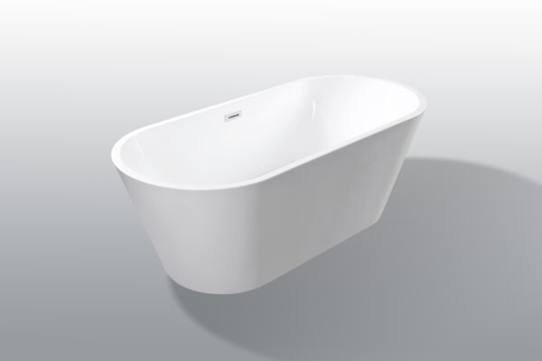ce2bdb2856af40d891c34c1eff3ba1f1_20231108_eacda13205000615071085741a8ef2f4 67" Acrylic Freestanding Bathtub, stand alone bathroom tub, Glossy White, Toe-tap Chrome Drain, cUPC Certified
