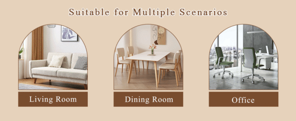 cfca95b9e6d64a9f90ddd4f1c69c75d1_bc47460906c2a2f463fde901966394d8 Modern Style Dining Chairs Set of 6 in Light Gray, Essential for Minimalist Homes.Meeting Family Dining Needs,PU Material Seat,Silver Metal Legs,Blending into Various Home Environments.W1151107277