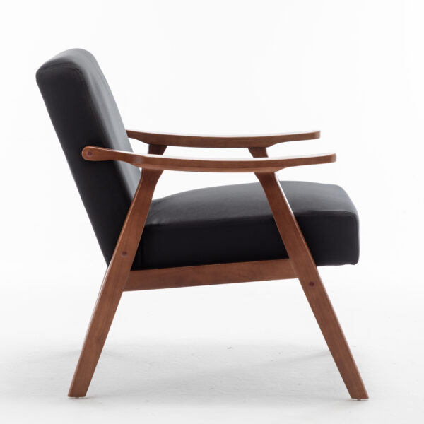 cfdc0f5ec8c44b2ca68f0432b206f0a7_20240107_d51eed71250033688dc1bfcf297f2c9f Mid-Century Modern Chair, Living Room Chair with Solid Wood Frame, Accent Chair Extra-Thick Backrest, Wingback Chair for Bedroom, Reading Room, Living Room, Lounge Chair Indoor