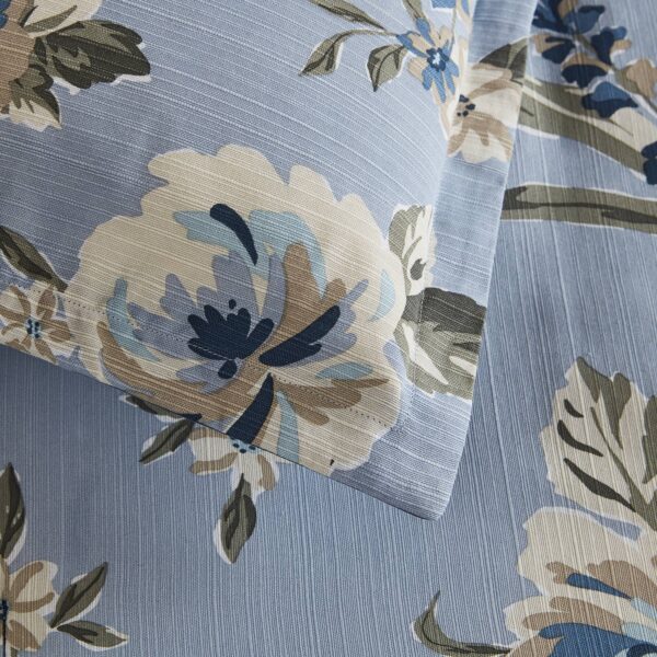 7PCS Queen Vintage Floral Comforter Set