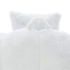Giant Bean Bag Chair withFootstool, Oversized Bean Bag  for Adults and Kids, Faux Fur Shell-Shaped Large Chair with Filler, Stuffed Big Accent Sofa,  Floor Sofa for Gaming,Reading Living Room Bedroom