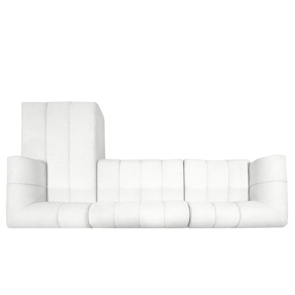 d3dfaf078e8845a3ad9f3e2a412e2a0b_60dd66a454e27615a55a68e1b4d58b8e 122" Modern L-Shaped Sectional Sofa with High-Density Fully Compressed Sponge and Chaise Lounge, 2-Piece Set, Fully Assembled Right Hand Facing, Perfect for Living Room, Lounge