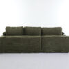99*69" Modular Sectional Living Room Sofa Set, Modern Minimalist Style Couch, Upholstered Sleeper Sofa for Living Room, Bedroom, 2 PC Free Combination, Installation-free Sofa, L-Shape, Army Green