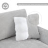 119*55" Modern Oversized Sectional Sofa,L-shaped Luxury Couch Set with 2 Free pillows,5-seat Chenille Indoor Furniture with Chaise for Living Room,Apartment,Office,2 Colors