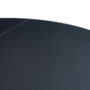 A 42-inch burn stone round table with stainless steel legs can accommodate 4 or 6 diners
