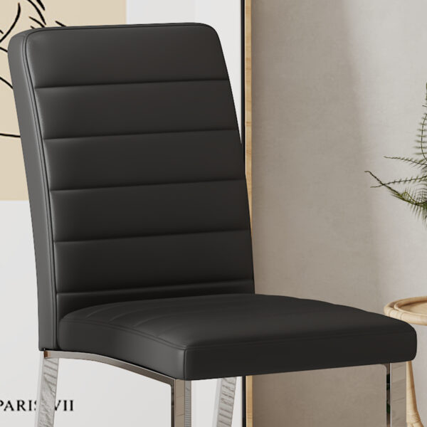 d5d2f07d2694456f93c84dff25f7e211_87808257f6d5275f85a8e0c3d9fe85bf 2-Pack - Premium PU office/dining chairs with high-density foam, sturdy iron legs (electroplate/spray paint), multiple colors. Easy assembly