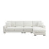 119*55" Modern Oversized Sectional Sofa,L-shaped Luxury Couch Set with 2 Free pillows,5-seat Chenille Indoor Furniture with Chaise for Living Room,Apartment,Office,2 Colors