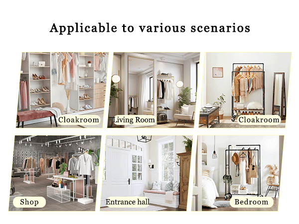 de6e9d8e07bd454c959f0869c8a28e21_8acdbba1f371424b8edc642e17be3ef8 70" Tall Industrial Coat Rack for Entryway, Solid Wood & Stainless Steel Clothing Rack, Double Layer Hanger for Coats, Hats, Bags, Scarves, Shoes Storage, Vintage Wood Grain & Metal, Heavy Duty