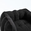 Soft Bean Bag Chair with High Resilient Foam(Chips)for living room and bedroom,Comfortable Square Lazy Sofa with Footstool, Cover for Adults to Gaming, Reading, and Watching TV