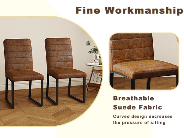 e11d662a00c34666aef57b0e788bddf3_72f36b5971482823b0c5f5b6677b007c 4-Pack - Heavy-duty chairs set: 2.1" thick cushion, iron frame, perfect for home or office. Classic colors, great value
