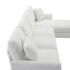 119*55" Modern Oversized Sectional Sofa,L-shaped Luxury Couch Set with 2 Free pillows,5-seat Chenille Indoor Furniture with Chaise for Living Room,Apartment,Office,2 Colors