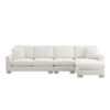 119*55" Modern Oversized Sectional Sofa,L-shaped Luxury Couch Set with 2 Free pillows,5-seat Chenille Indoor Furniture with Chaise for Living Room,Apartment,Office,2 Colors