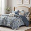 7PCS Queen Vintage Floral Comforter Set