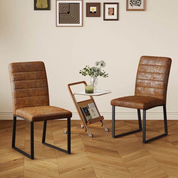 e73f546f2f114bdf8b24d85341248217_b96d10a1d1ba18565af846d697816681 2-Pack - Premium PU office/dining chairs with high-density foam, sturdy iron legs (electroplate/spray paint), multiple colors. Easy assembly