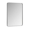Wall Mirror 30x40 Inch Black Rectangular Mirror Metal Framed Mirror Vanity Mirror Dressing Mirror, for Bathroom, Living Room, Bedroom Wall Decor