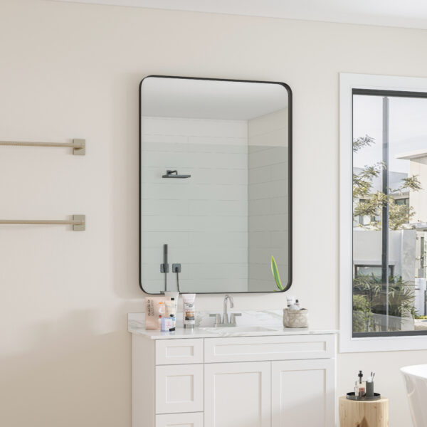 eb3f43bf3747428eb482ef045613e9a4_20230619_9e30b0f5e6490e5117a27c33dd9ff8ca Wall Mirror 30x40 Inch Black Rectangular Mirror Metal Framed Mirror Vanity Mirror Dressing Mirror, for Bathroom, Living Room, Bedroom Wall Decor