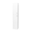 Freestanding  Cabinet with Inadjustable Shelves and two Doors for Kitchen, Dining Room, White