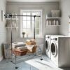 Chrome Metal Clothes Rack Extendable Bar