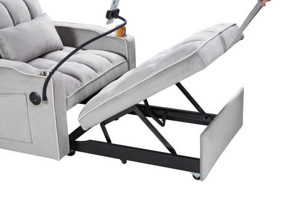 f398b9d86751445fb741232541a39e0d_926e3f67cd5bb6b0b8ee300cfc50e044 Convertible Sleeper Chair Sofa Bed Adjustable Pull Out Sleeper Chair Bed Multi-Pockets Folding Sofa Bed for Living Room Bedroom Small Space,3-in-1 Sofa Bed
