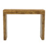 Elegant Natural Wood Grain Bar Table-50 Inches Long, a Practical Choice for Modern Homes.Wood Grain Texture Sticker,Equipped With Two Drawers.Serving As A Bar Table Or A Desk.
