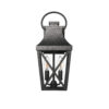 Outdoor Wall Lights, Porch Lights, Waterproof Outdoor Wall Sconce, Exterior Light Fixture Matte Black with Clear Glass Shade for Garage Patio Front Door Balcony (2 pack)
