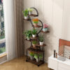 (Heart Shape) Plant Stand Indoor with Grow Lights, Tiered Indoor Plant Shelf, Metal Plant Flower Holder Stand, S-Shaped Plant Rack for Home, Patio,Plant Stand,Plant Stand Indoor