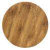 Natural Wood Grain MDF Round Coffee Table - 25.6" Diameter, 15.7" Height.Natural Wood Grain Texture Sticker,Exquisite Wood Grain Surface,Flexible MatchingMRound Tabletop Design.