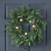 26" PINENEEDLE WREATH WITH BALL