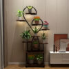 (Heart Shape) Plant Stand Indoor with Grow Lights, Tiered Indoor Plant Shelf, Metal Plant Flower Holder Stand, S-Shaped Plant Rack for Home, Patio,Plant Stand,Plant Stand Indoor