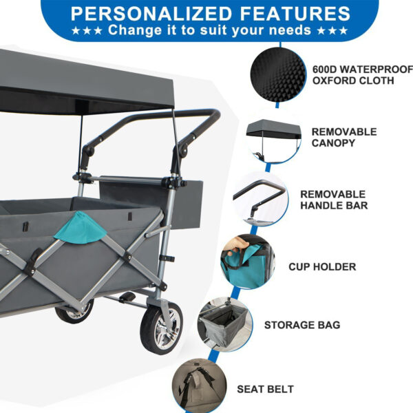 ff93e233d92a4fc7bf2b7494a5edbfde_42b3562a60c0c55a5af41e60a032ac4d Push & Pull Utility Folding Wagon with Removable Canopy