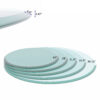 36" Inch Round Tempered Glass Table Top Clear Glass 1/2" Inch Thick Beveled Polished Edge