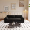 66" Queen Pull Out Sofa Bed, 3-in-1 Convertible Sleeper Sofa with Side Storage,Multi-Functional Velvet Loveseat Bed for Living Room,Bedroom,Apartment,Office.(Old Sku:W1885P154638/W1885P214784)