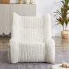 Bean Bag Chair for Adults with Armrests - Oversized Comfy Beanbag Lounge Lazy Floor Sofa Accent Chair for Living Room, Bedroom
