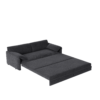 66" Queen Pull Out Sofa Bed, 3-in-1 Convertible Sleeper Sofa with Side Storage,Multi-Functional Velvet Loveseat Bed for Living Room,Bedroom,Apartment,Office.(Old Sku:W1885P154639/W1885P214785)