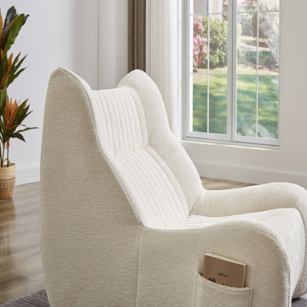 Bean Bag Chair for Adults with Armrests - Oversized Comfy Beanbag Lounge Lazy Floor Sofa Accent Chair for Living Room, Bedroom