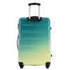 Hardshell Luggage Sets 3 Piece Gradient Color Expandable Suitcase with Spinner Wheels and TSA Lock Lightweight 20" 24" 28" Available,Green+Yellow