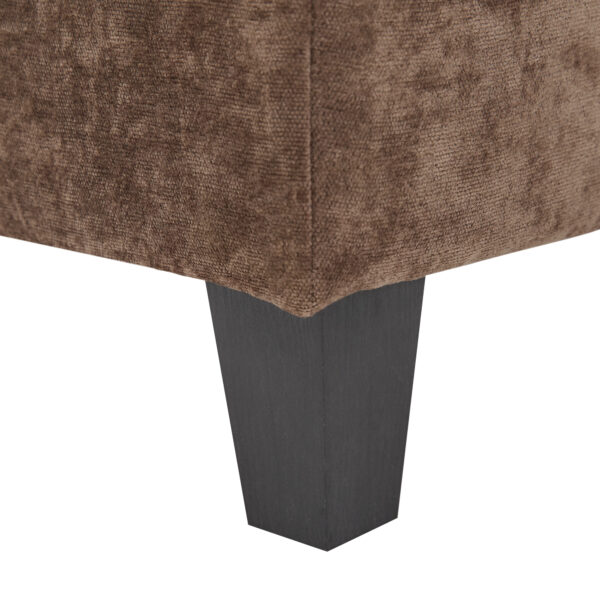 U-shaped Sectional Sofa 103.5" Chenille Fabric Couch with Dual Chaise Lounges, Storage Pockets and Armrest Pillows for Living Room, Brown