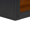Bookcase, 4-Shelf Tall Bookshelf, 45.66" Wood Open Display Floor Arched Bookcase, Large Storage Organizer for Library, Bedroom, and Living Room (Black)